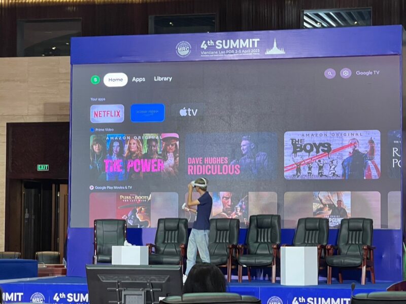 การสาธิต VR บนเวทีงาน 4th MRC International Conference