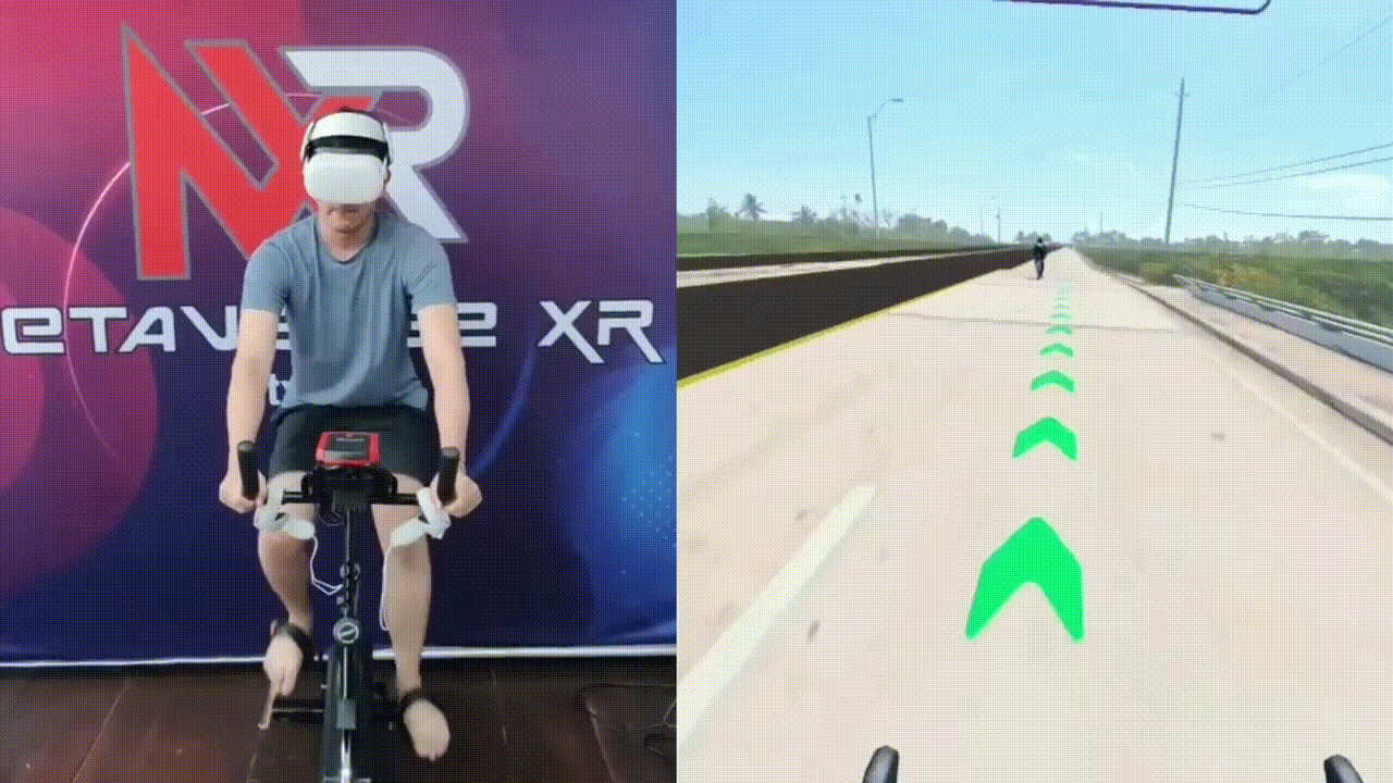 VR Bicycle ปั่นจักรยานเสมือนจริง
