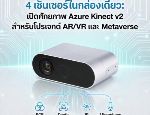 4 เซ็นเซอร์ในกล่องเดียว: เปิดศักยภาพ Azure Kinect v2 สำหรับโปรเจกต์ AR/VR และ Metaverse