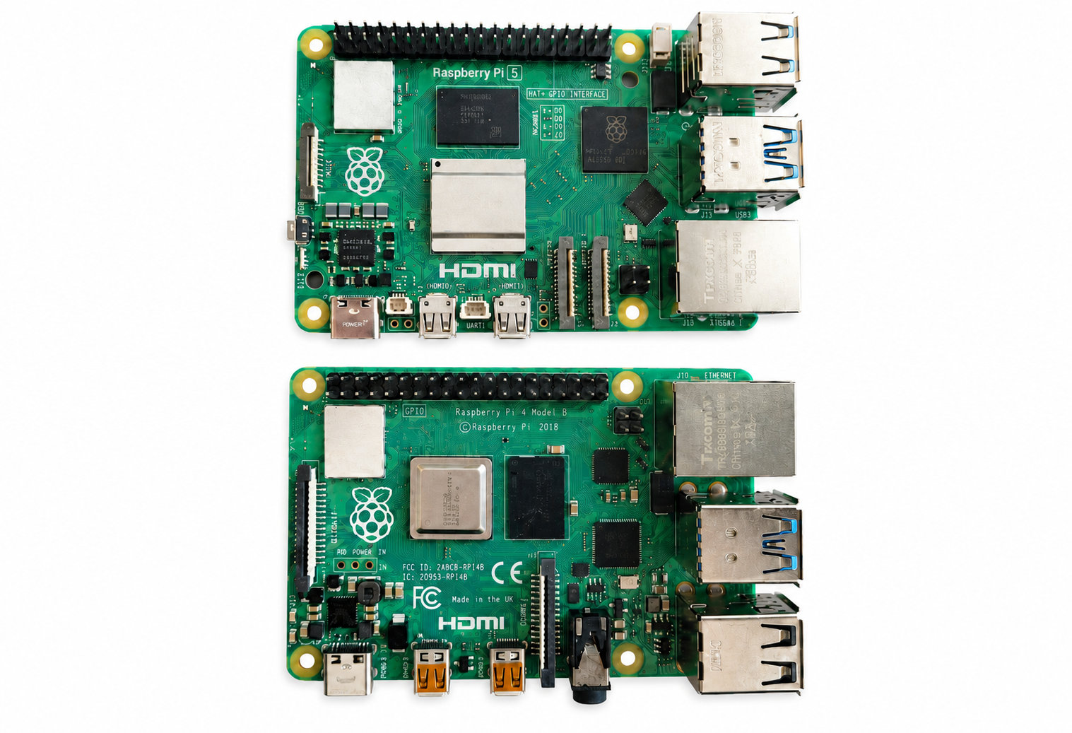 Raspberry Pi 5 vs 4